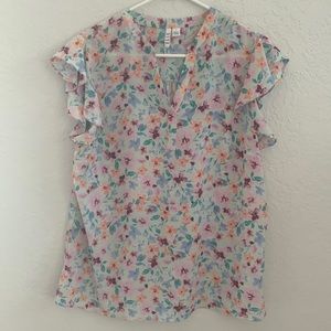 Elle Floral Top